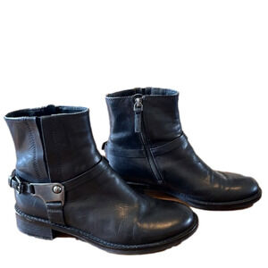 ECCO black booties